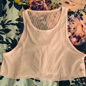 Alo Overlay crop tank